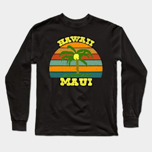 Vintage Maui Hawaii Long Sleeve T-Shirt